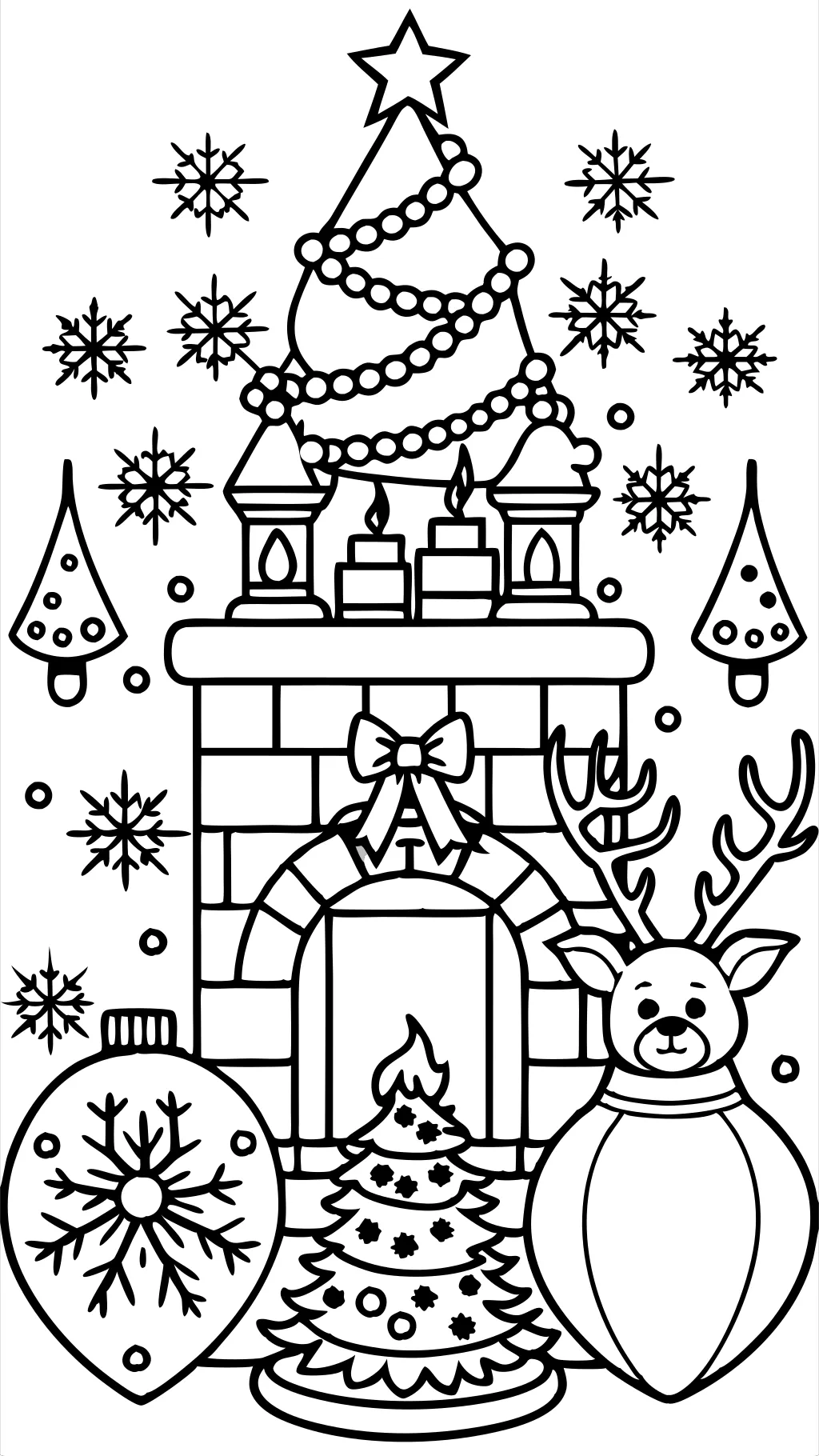 coloriages de Noël adultes